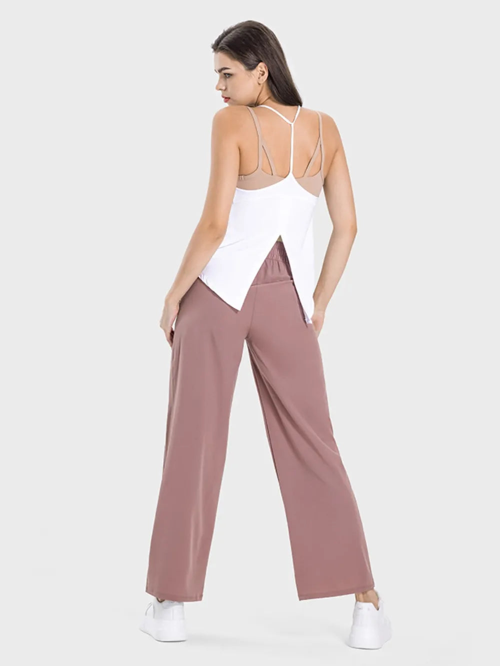 Millennia Drawstring Pocketed Active Pants Carauana Store