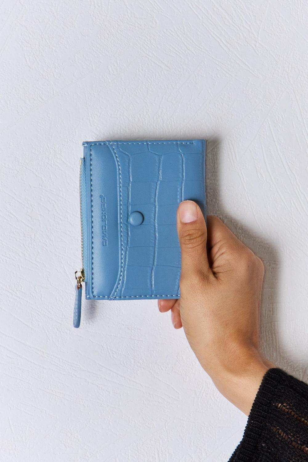 David Jones Texture PU Leather Mini Wallet Carauana Store