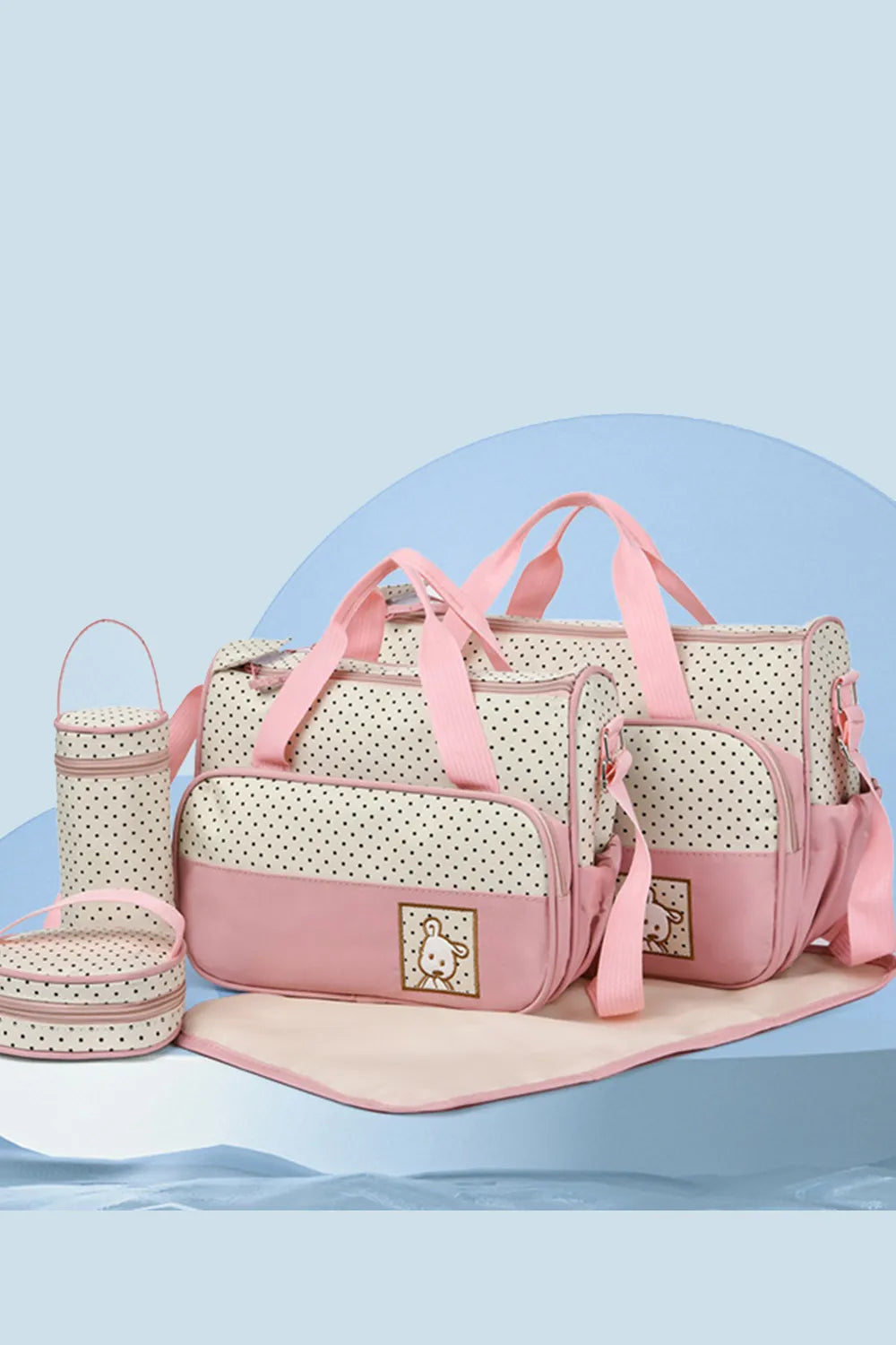 Oxford Cloth Contrast 4 Piece Bag Set Carauana Store