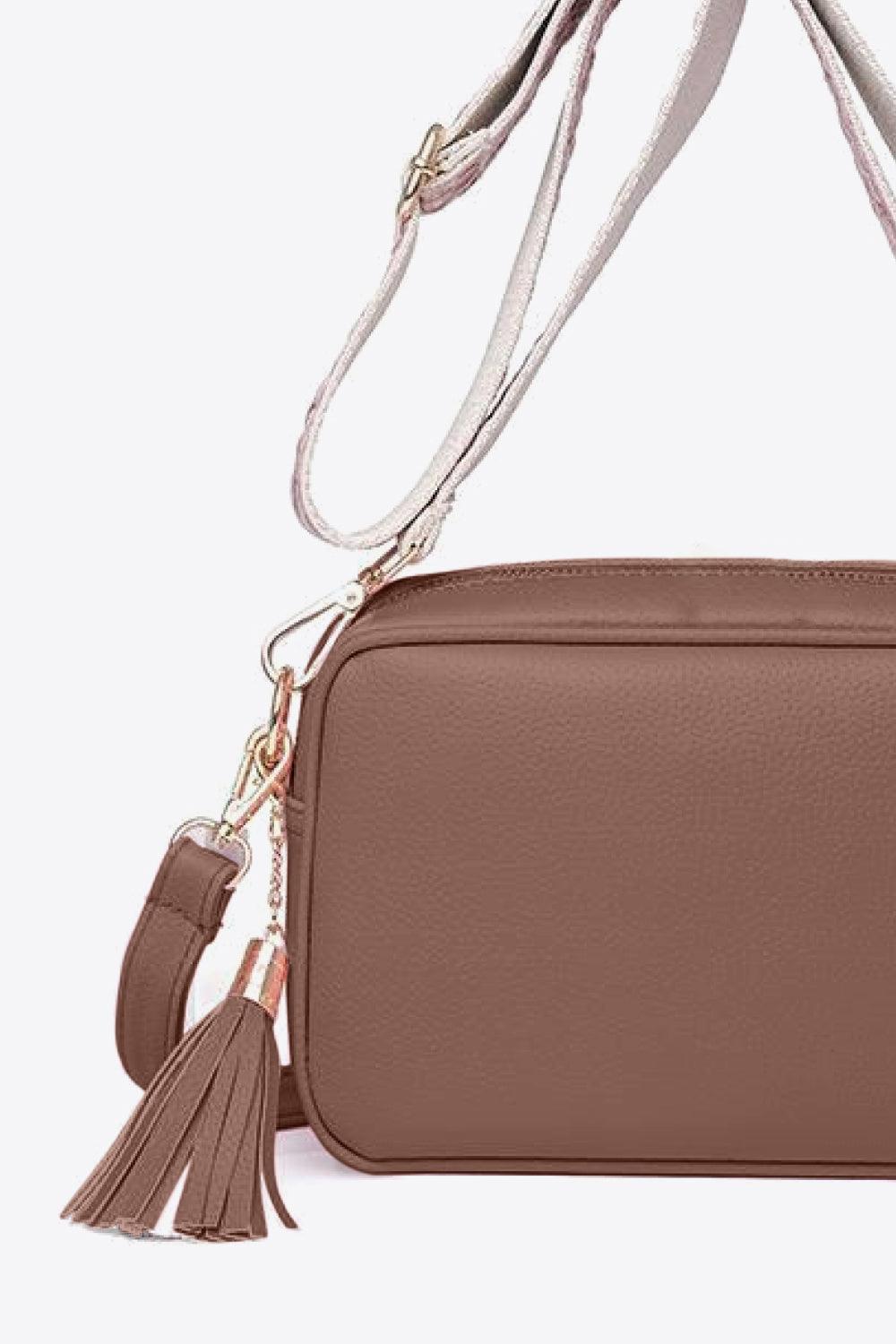 PU Leather Tassel Crossbody Bag Carauana Store