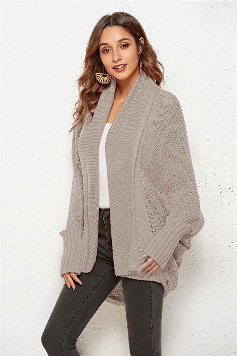 Angel Wings Open Front Batwing Sleeve Cardigan Carauana Store