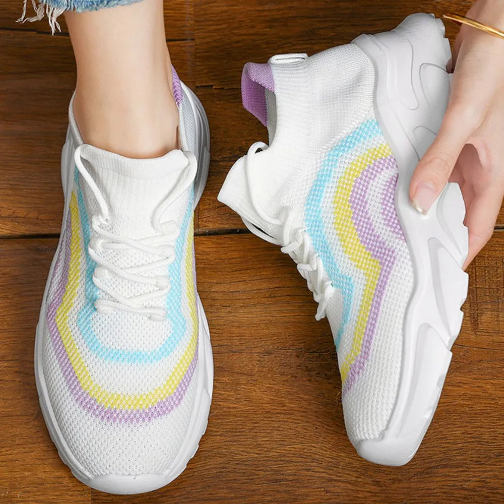 Round Toe Platform Athletic Carauana Store