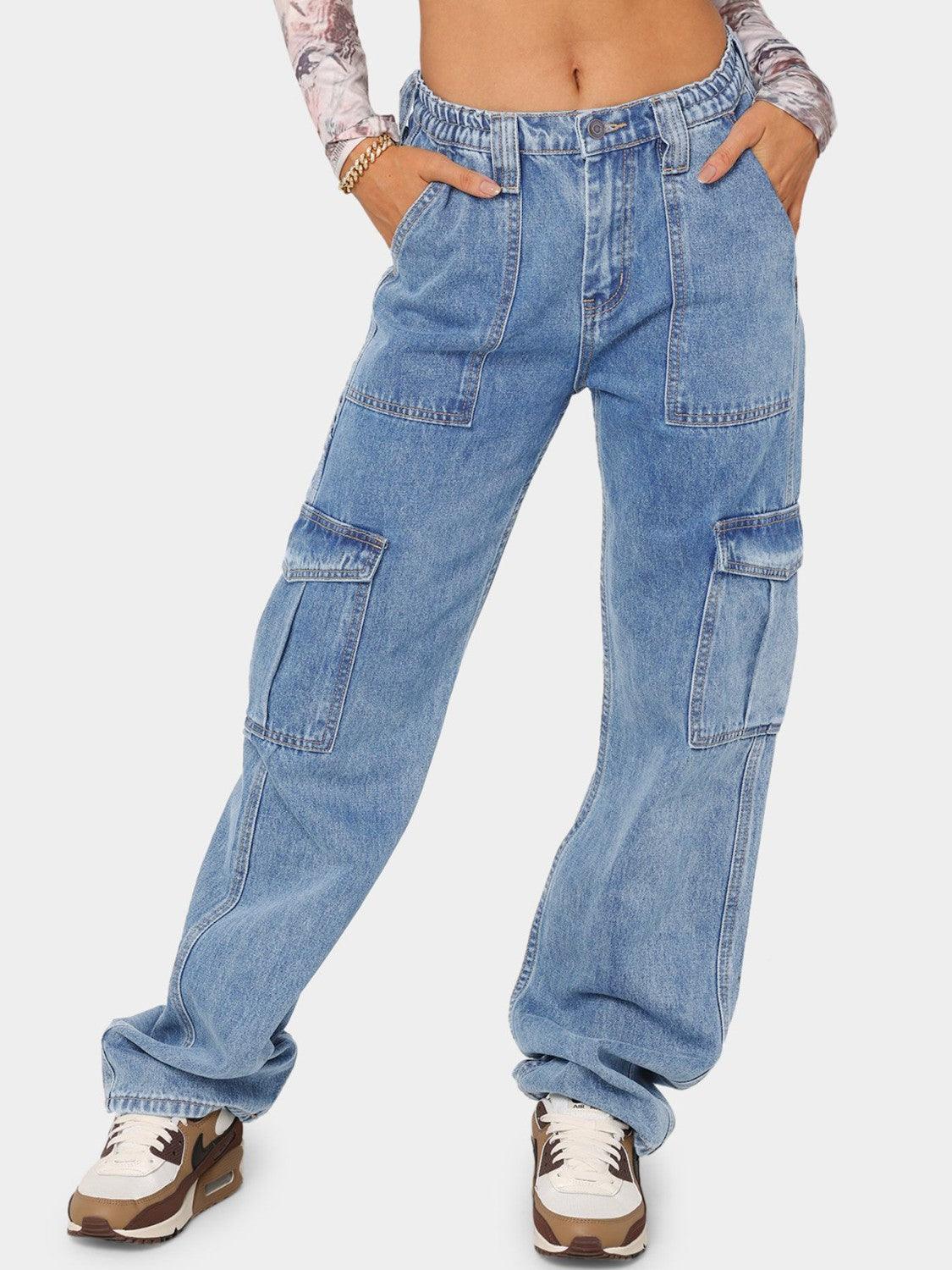 Straight Jeans with Pockets Carauana Store