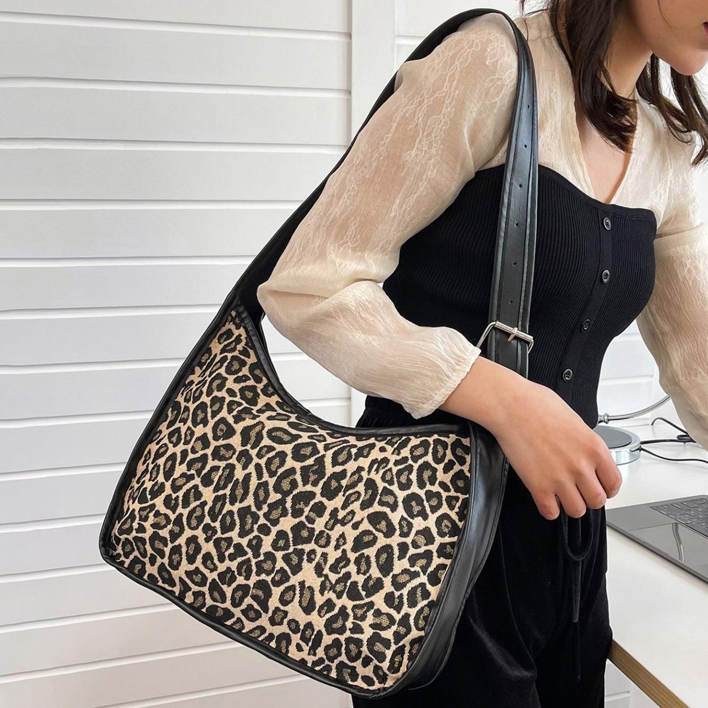 PU Leather Adjustable Strap Shoulder Bag Carauana Store