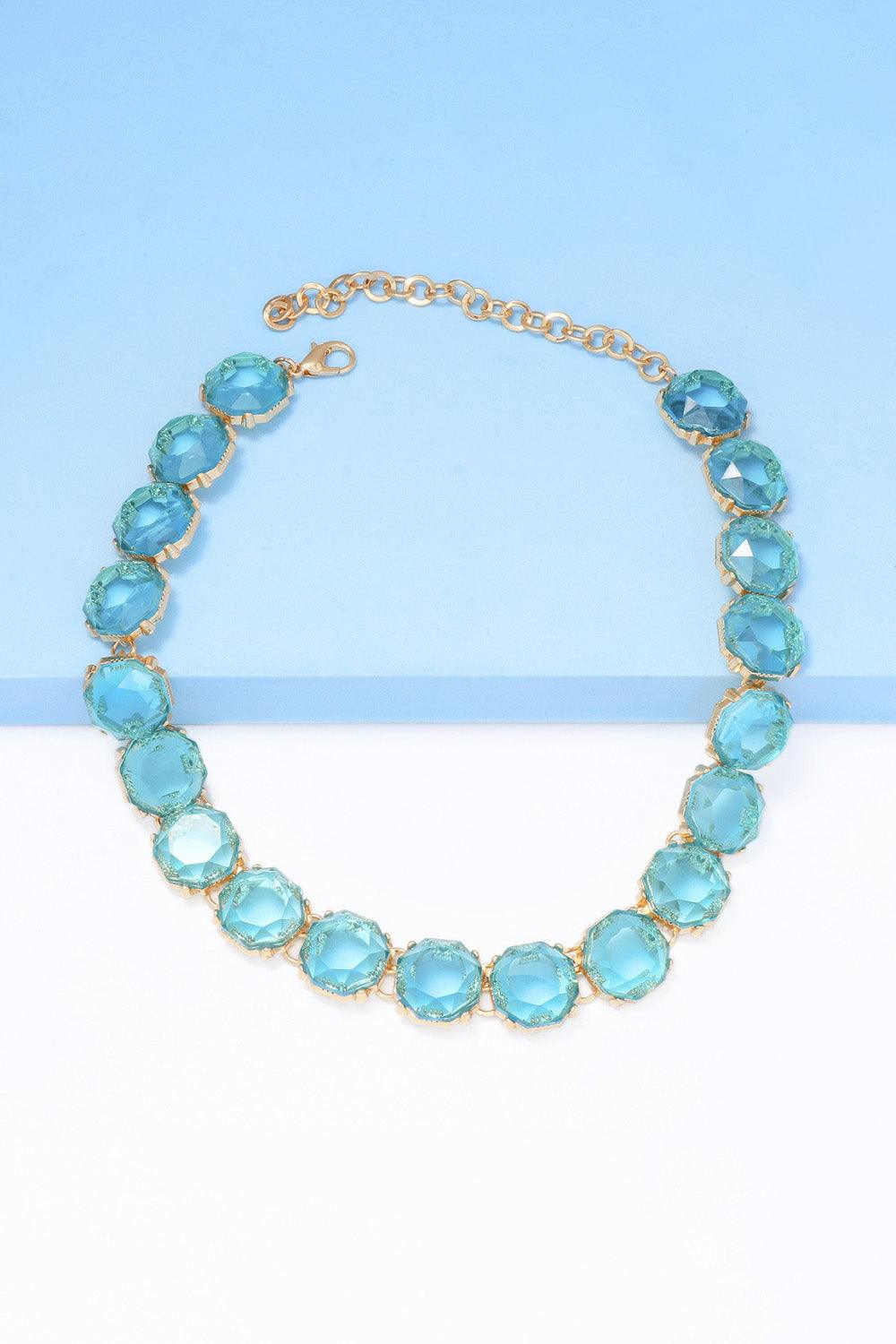 Zinc Alloy Resin Necklace Carauana Store