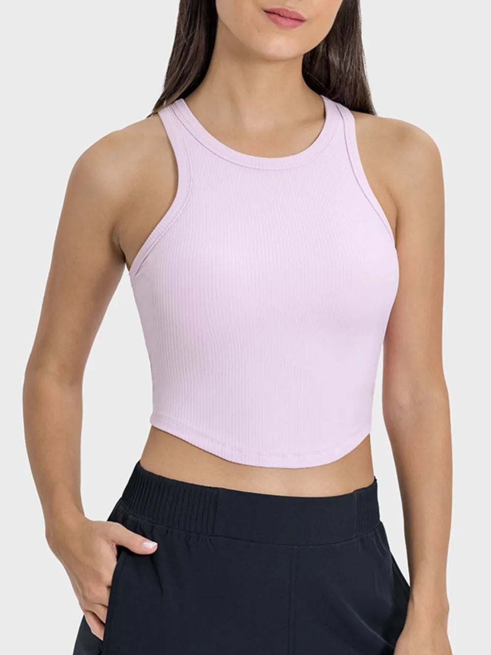Millennia Round Neck Racerback Active Tank Carauana Store