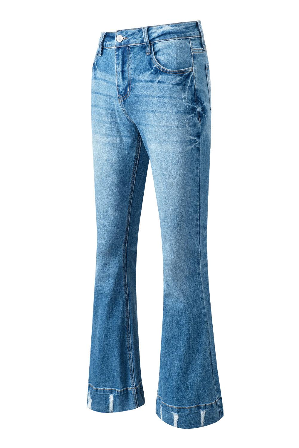 Cat's Whisker Bootcut Jeans with Pockets Carauana Store