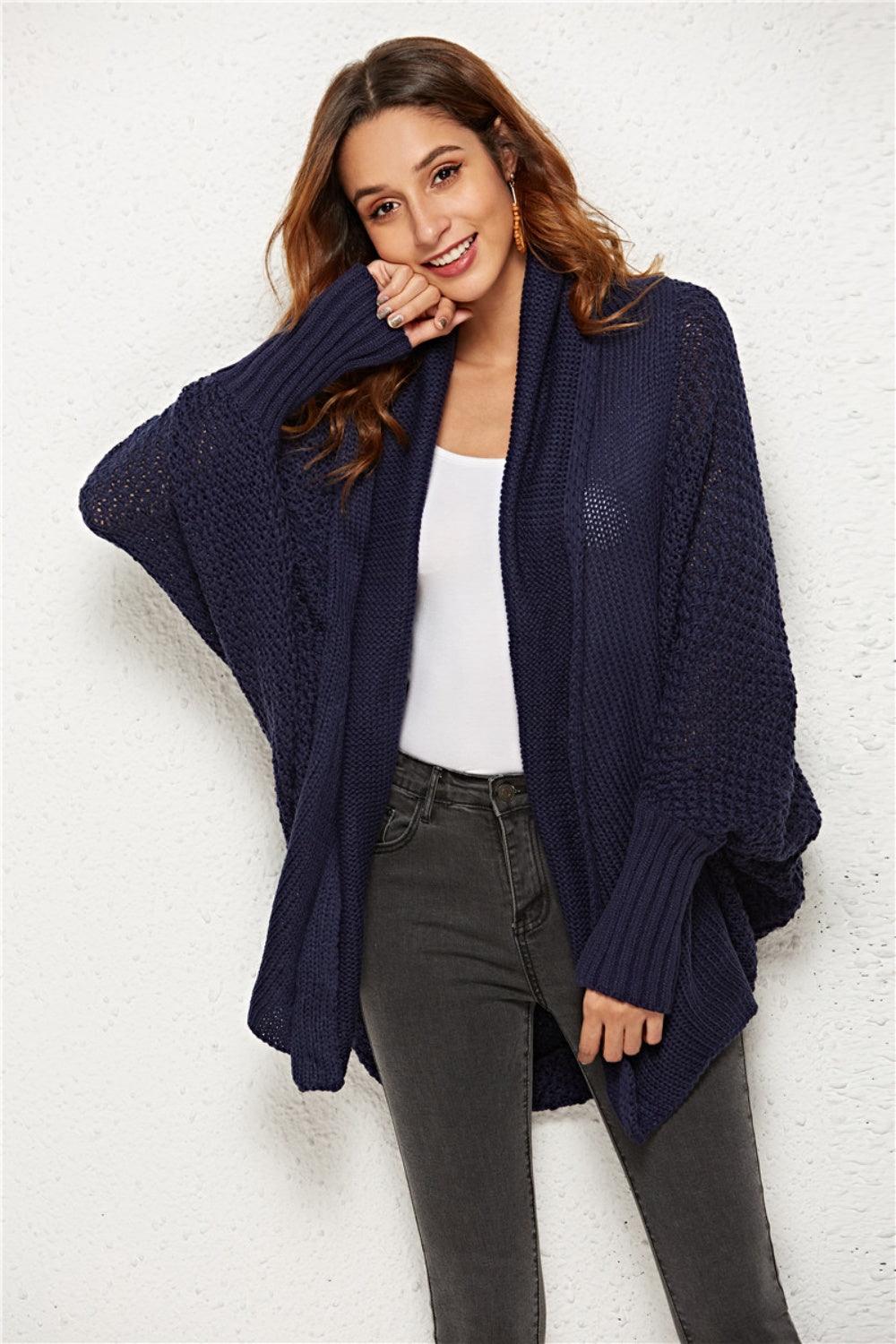 Angel Wings Open Front Batwing Sleeve Cardigan Carauana Store