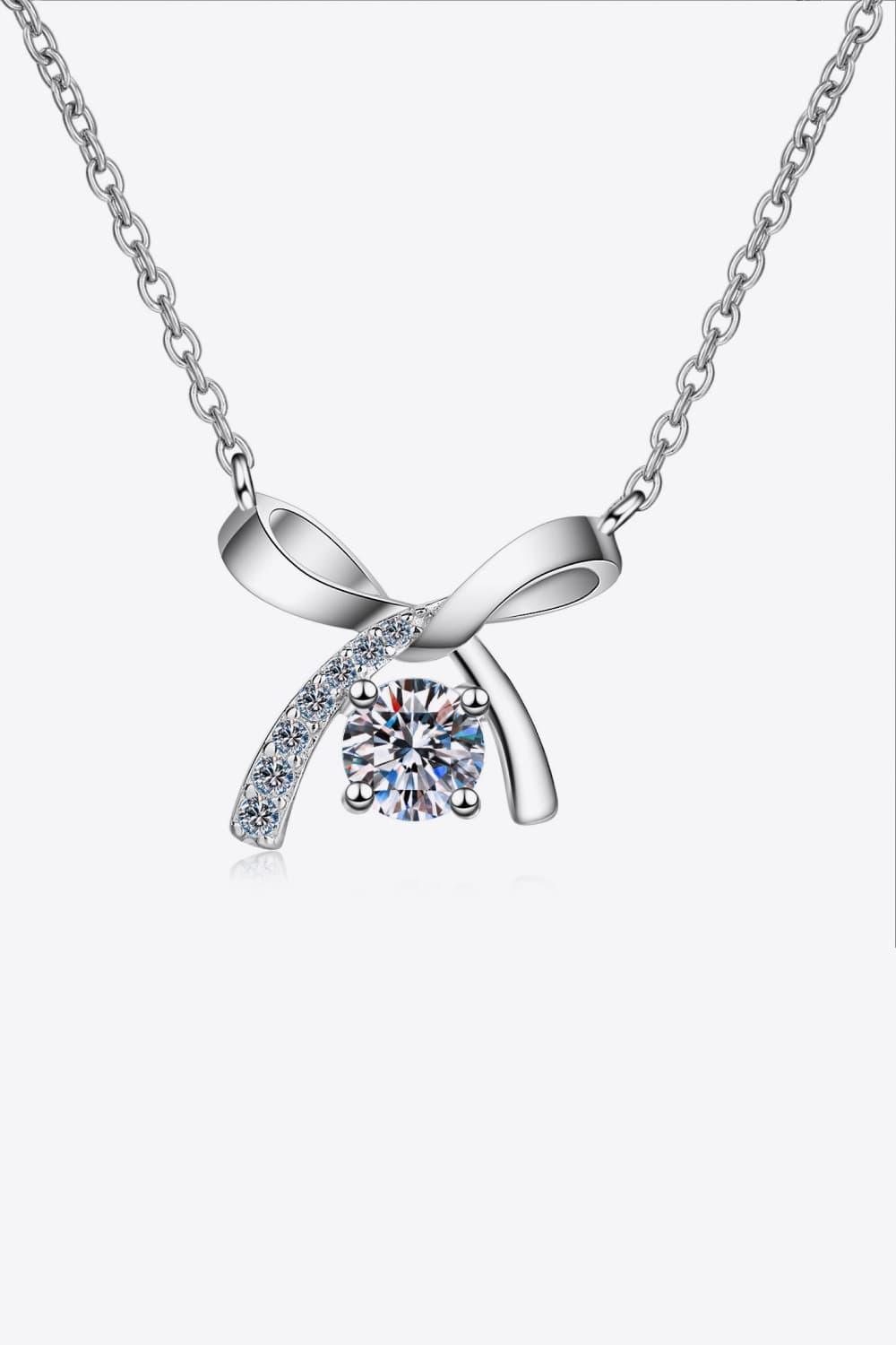 Moissanite 925 Sterling Silver Necklace Carauana Store