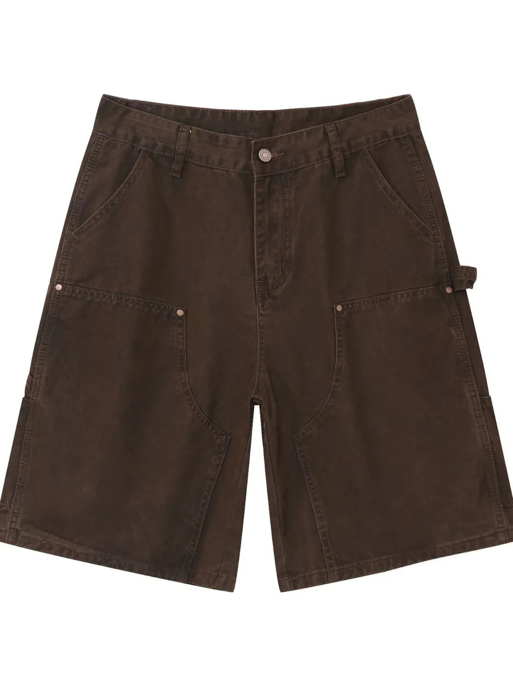 Men's Mid Rise Denim Shorts with Pockets Carauana Store