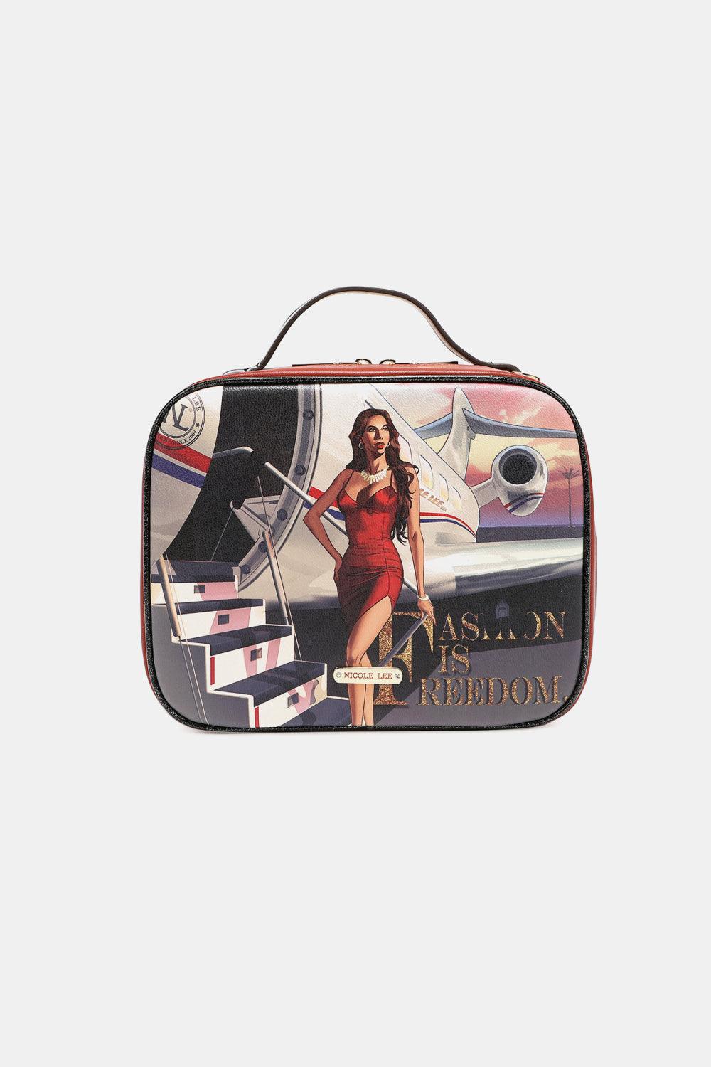 Nicole Lee USA Printed Handbag with Three Pouches Carauana Store