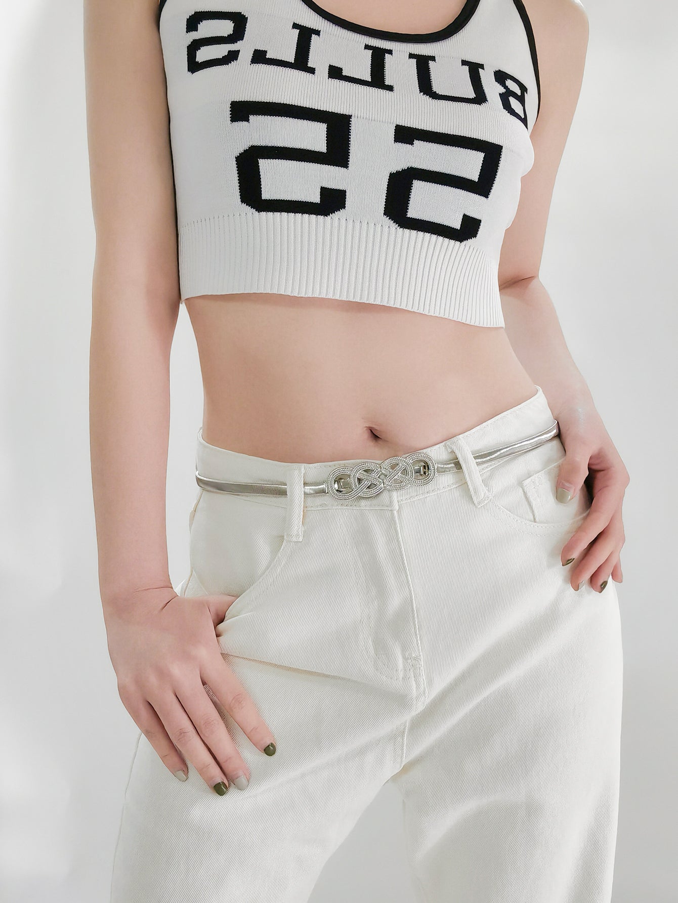 Knot Buckle Metal Belt Carauana Store