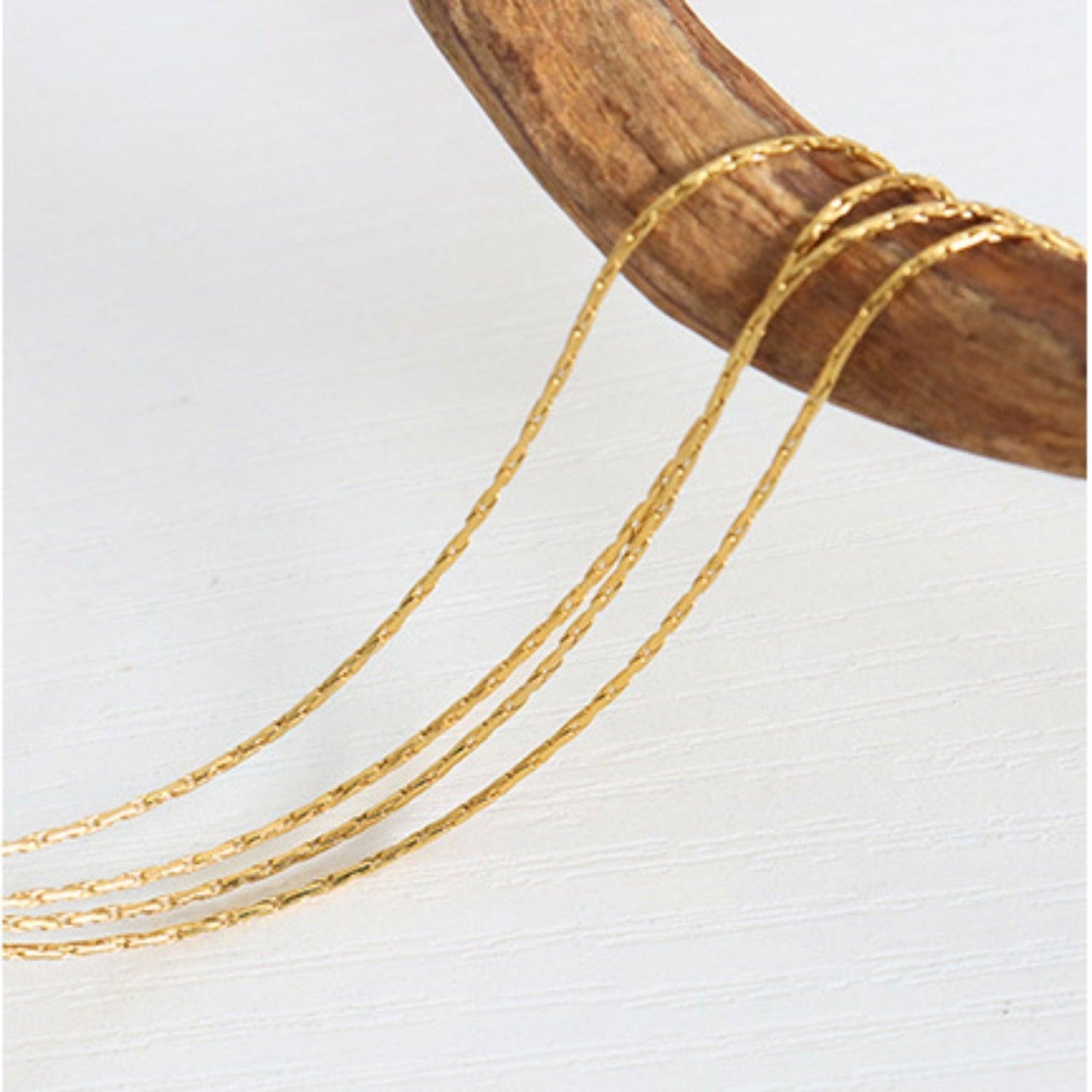 18K Gold-Plated Multi-Layer Clavicle Chain Necklace Carauana Store