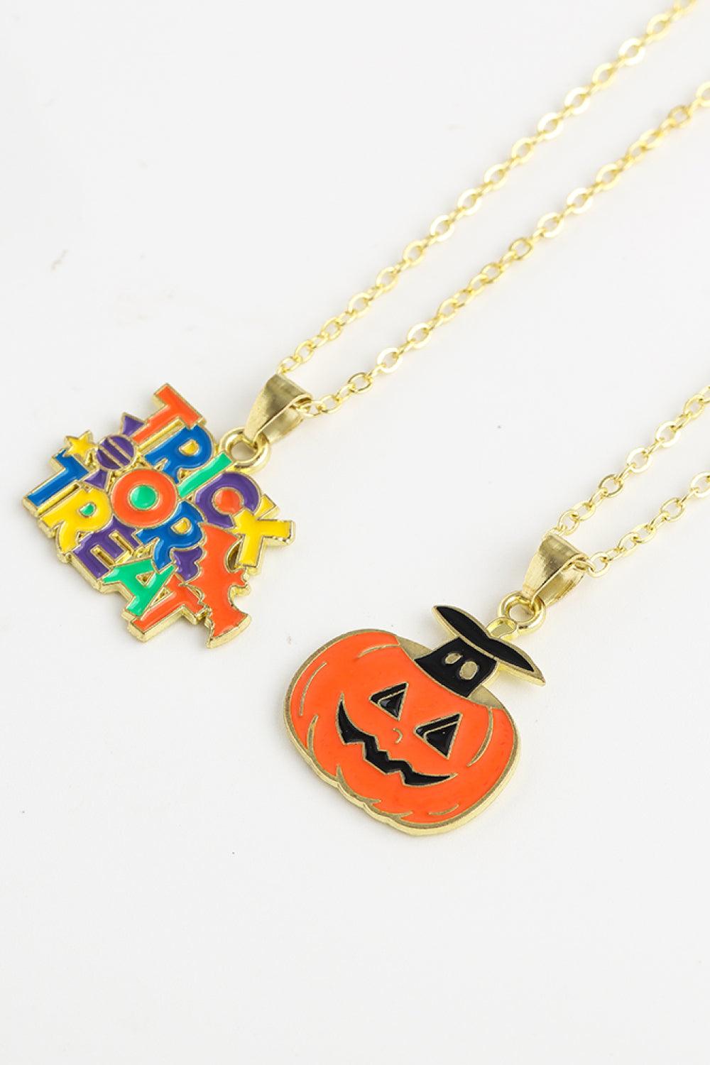 Two-Piece Halloween Theme Necklace Set Carauana Store