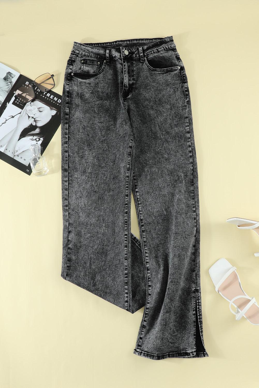 Slit Flare Jeans Carauana Store