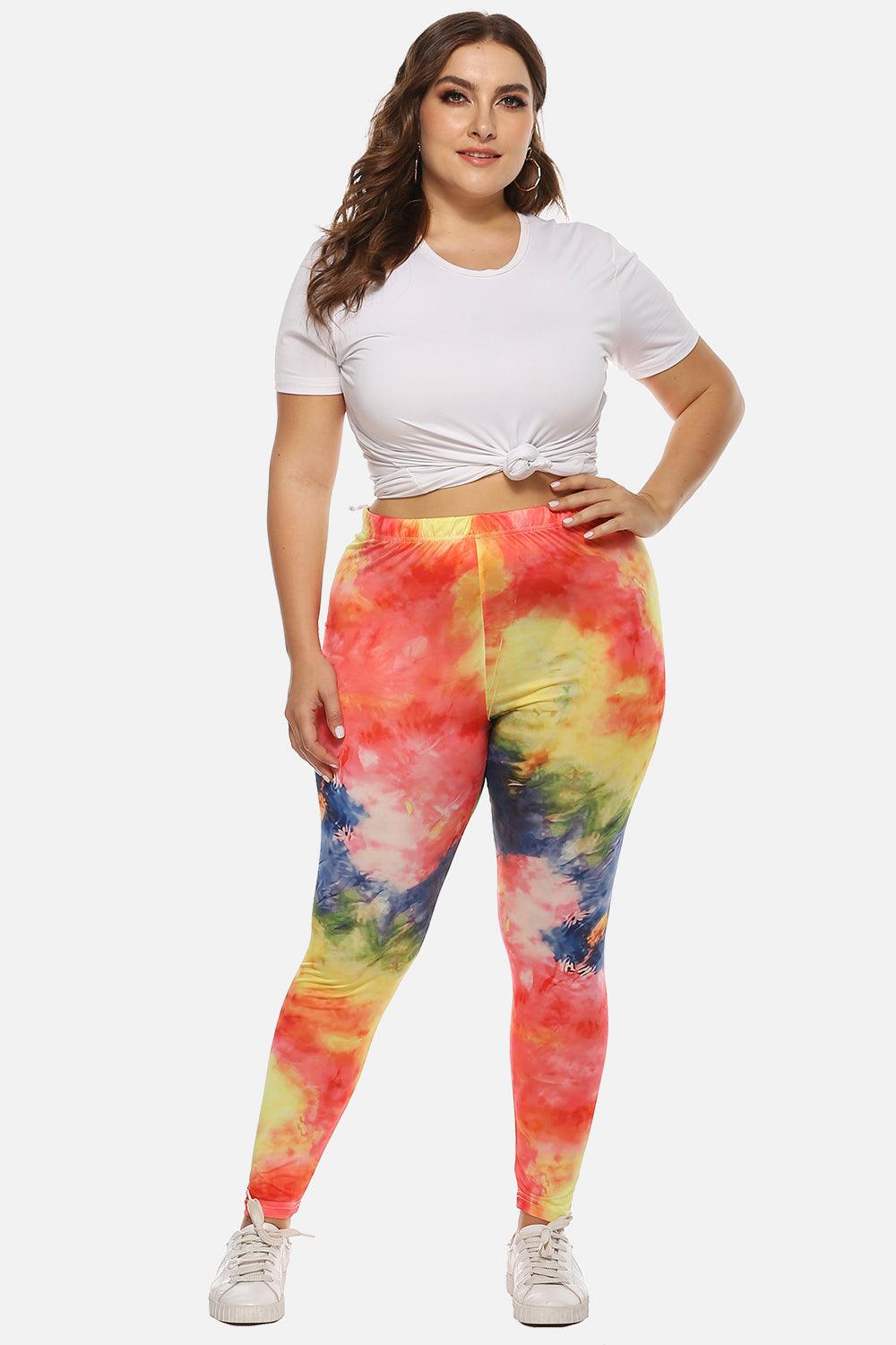 Plus Size Tie Dye Legging Carauana Store