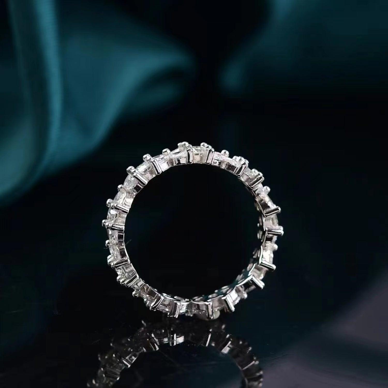 Moissanite 925 Sterling Silver Ring Carauana Store