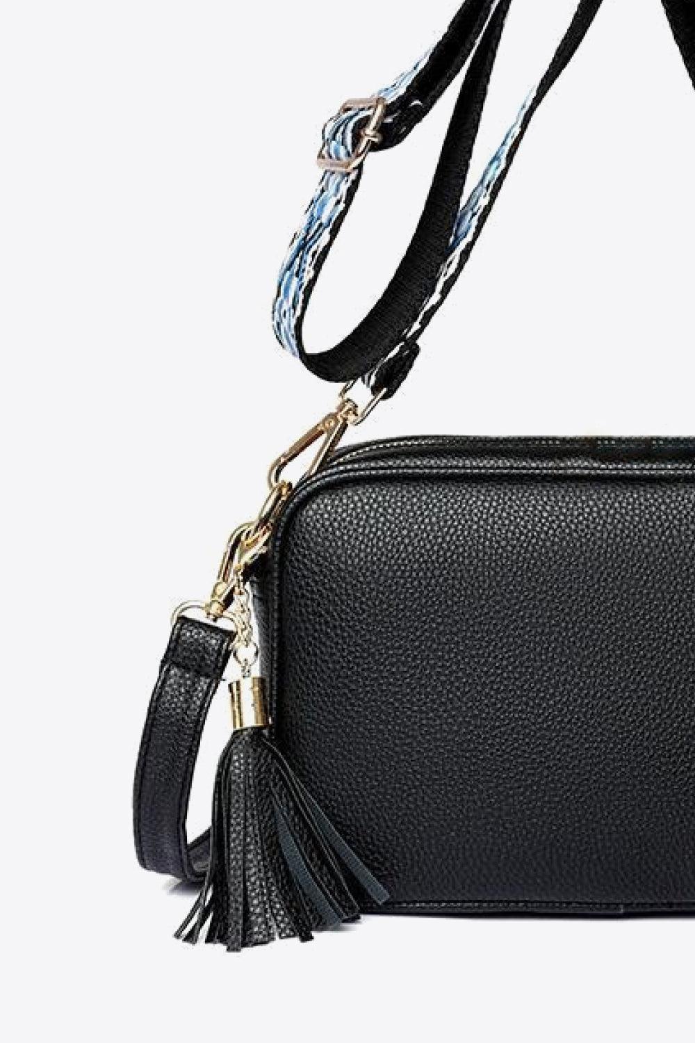 PU Leather Tassel Crossbody Bag Carauana Store