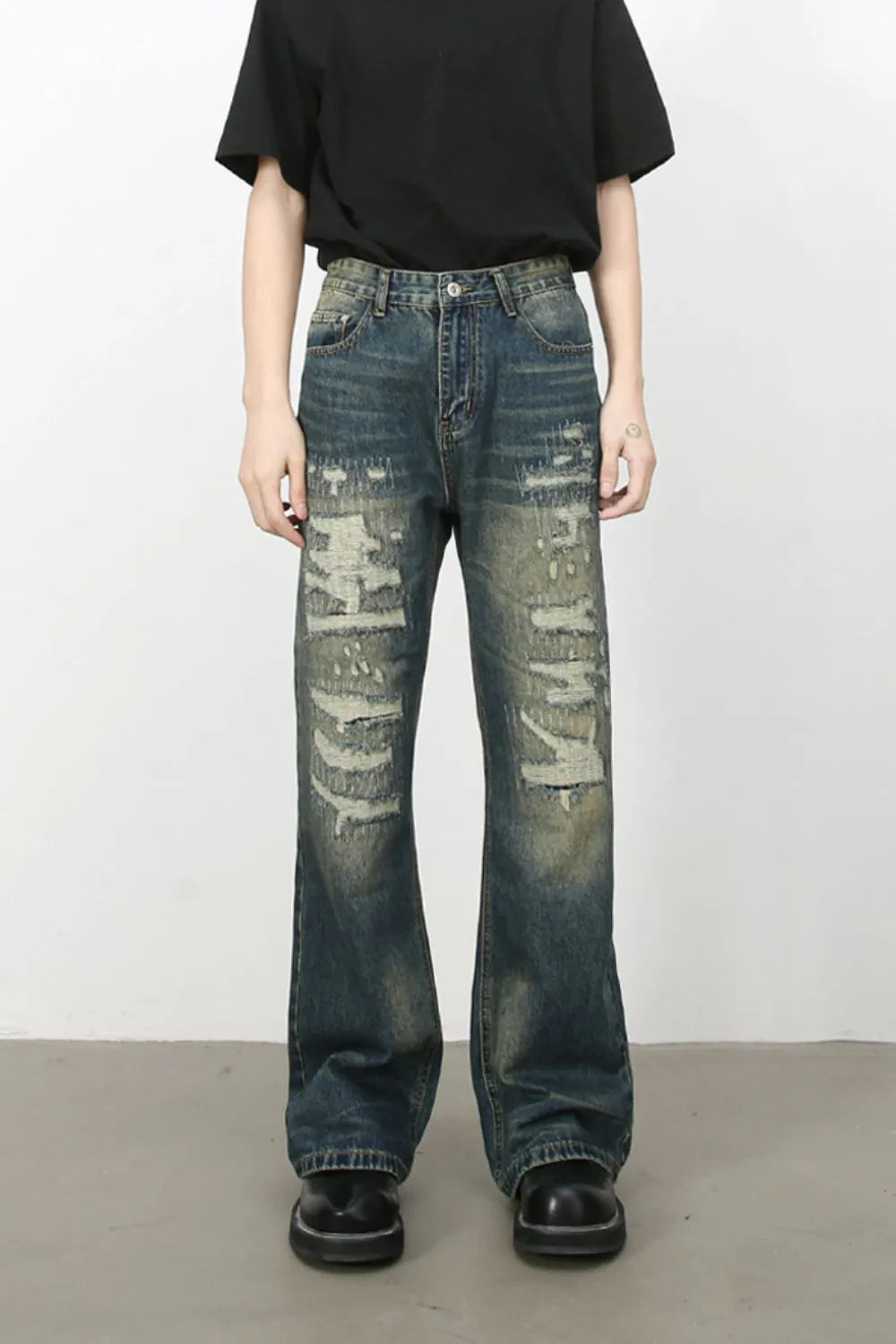 Men's Distressed Jeans Carauana Store