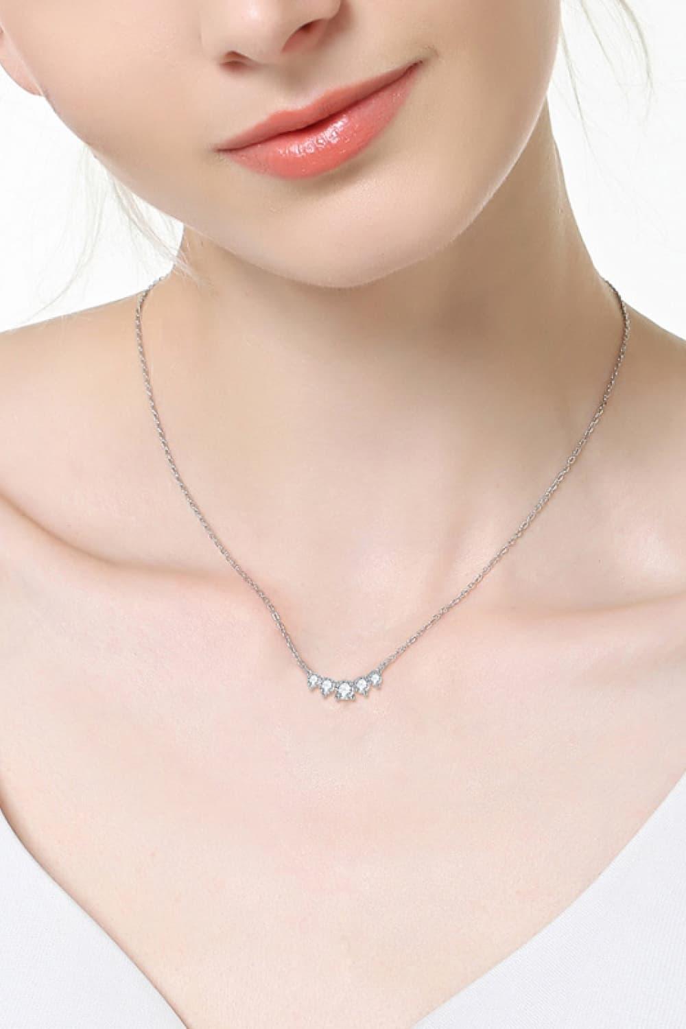 Moissanite Pendant Necklace Carauana Store