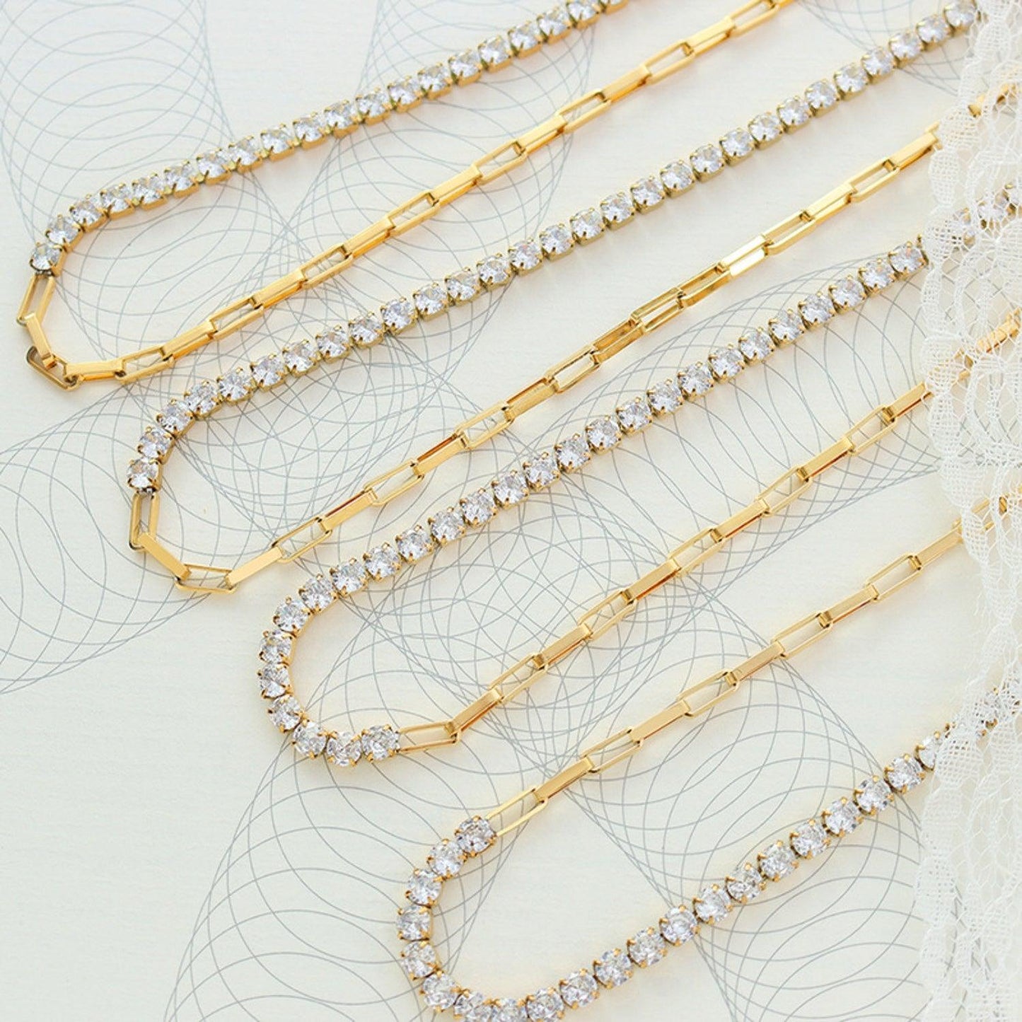 Zircon Titanium Steel Necklace Carauana Store