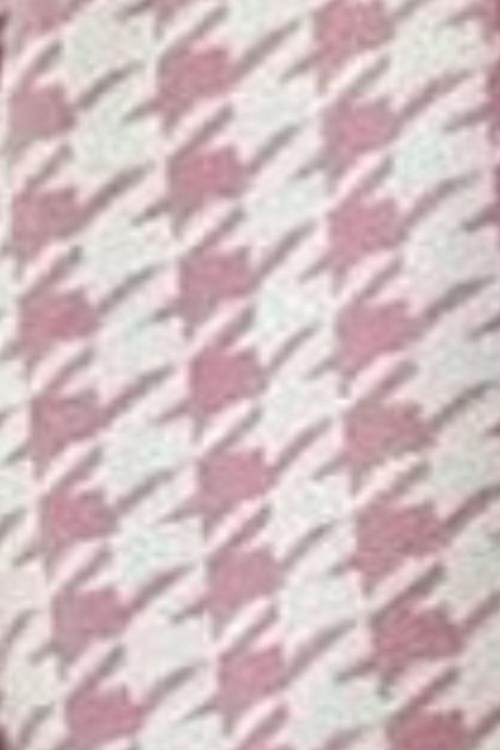 Houndstooth Button Up Long Sleeve Cardigan Carauana Store