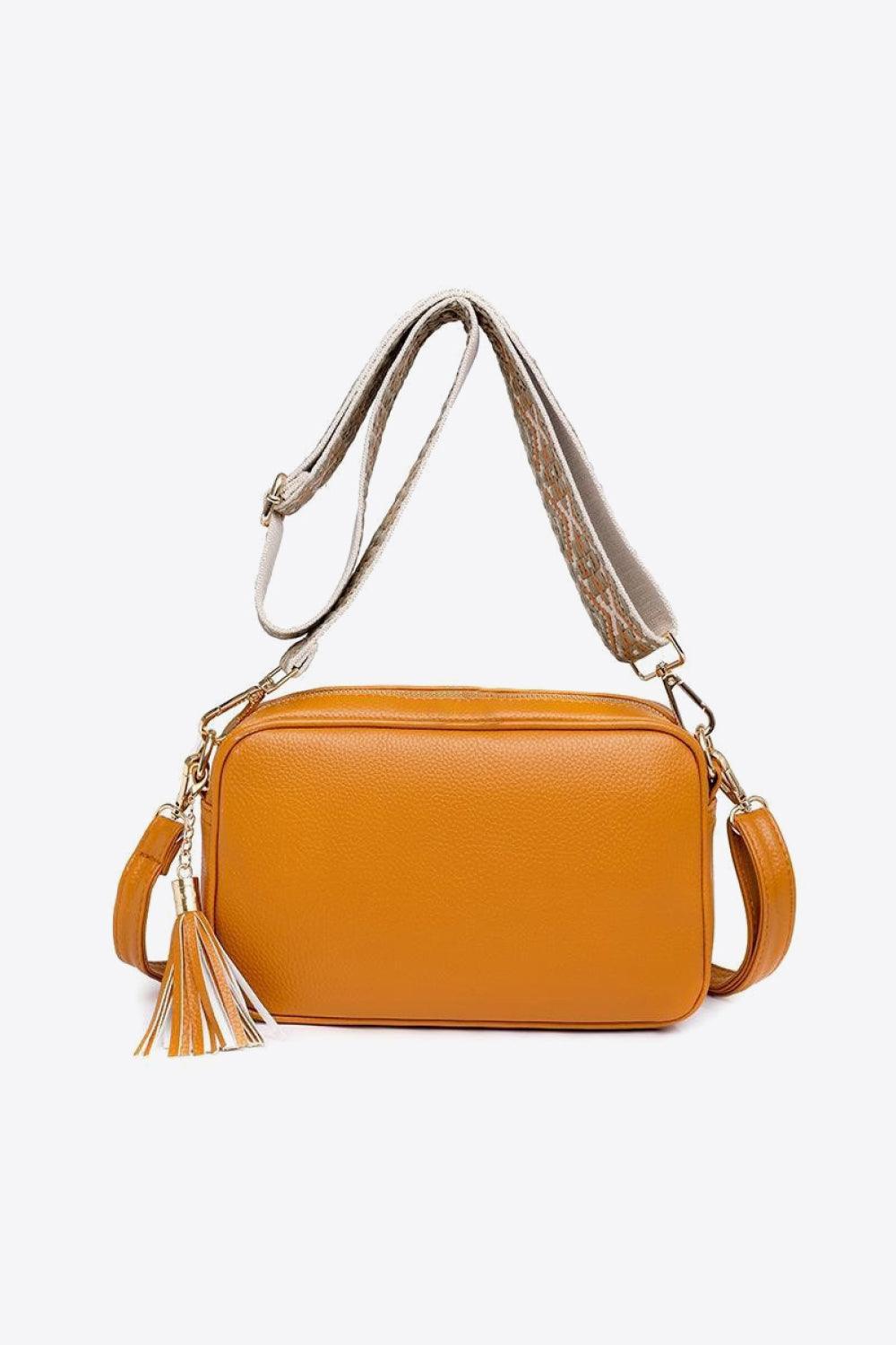 PU Leather Tassel Crossbody Bag Carauana Store