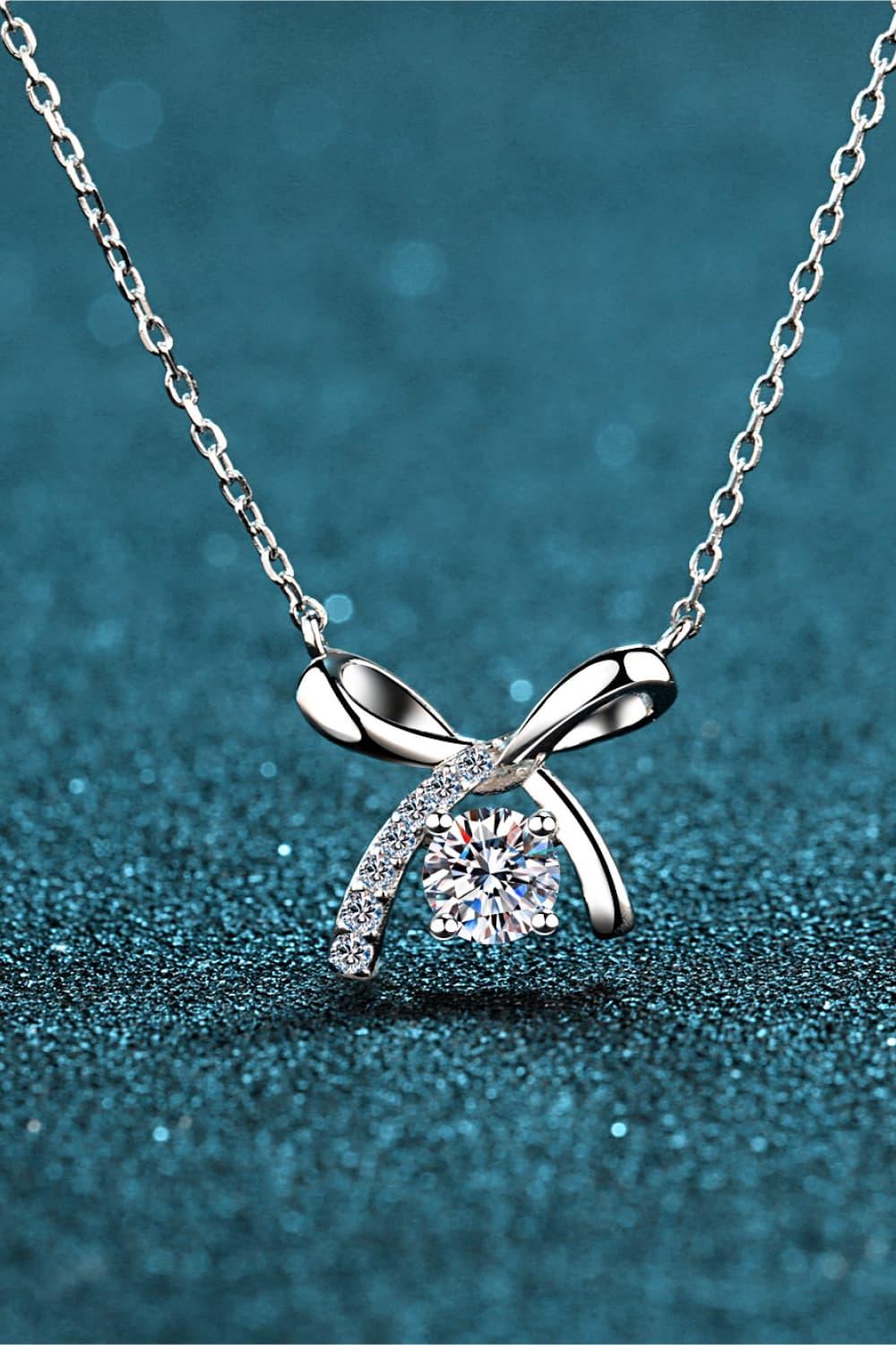 Moissanite 925 Sterling Silver Necklace Carauana Store