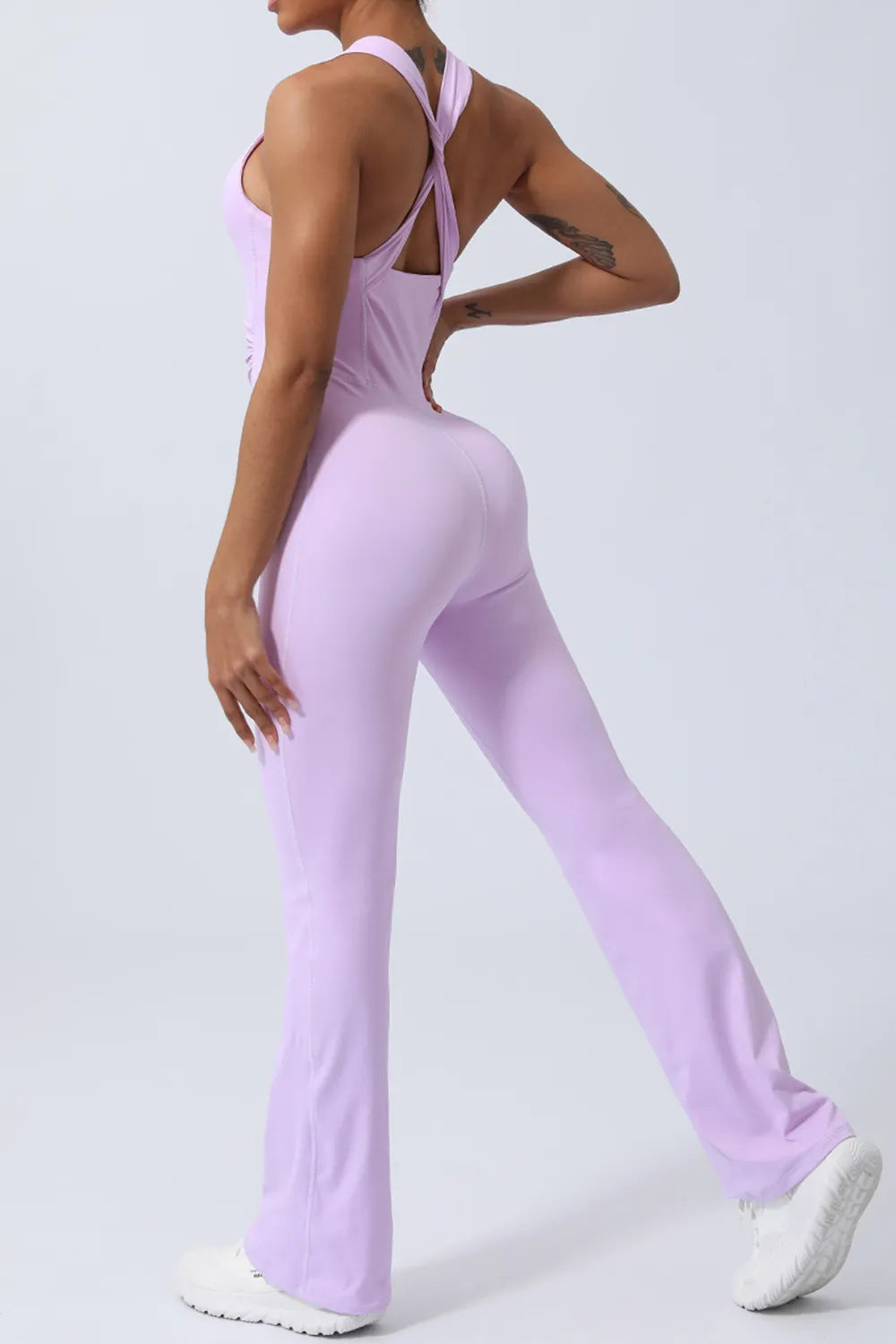 Crisscross Wide Strap Sleeveless Jumpsuit Carauana Store