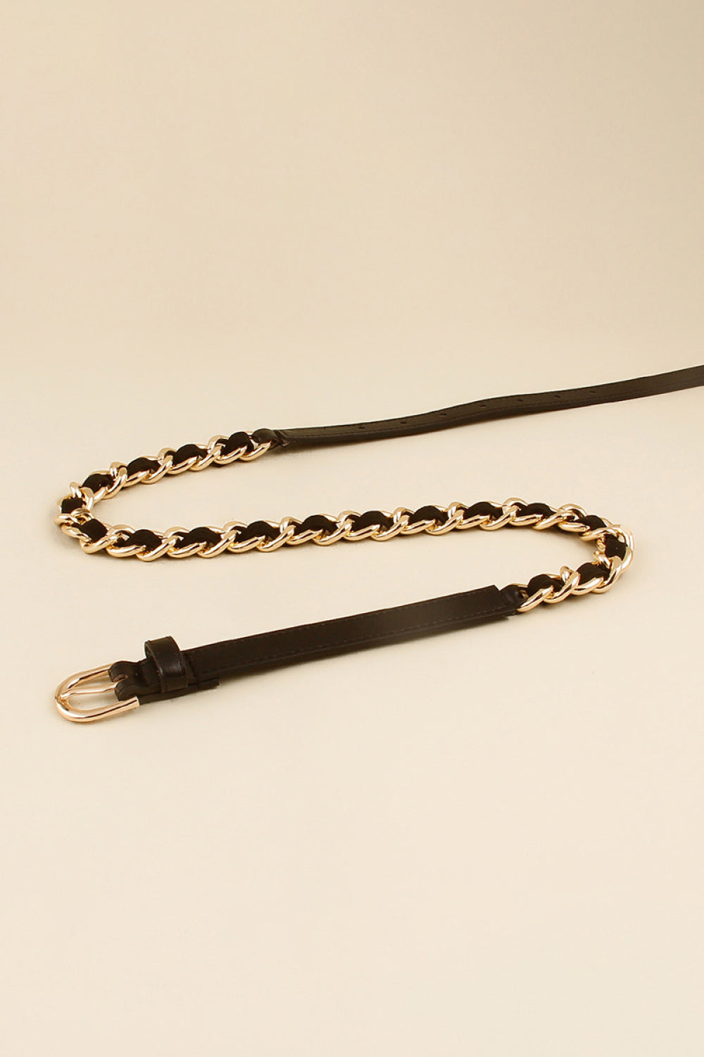 PU Chain Skinny Belt Carauana Store