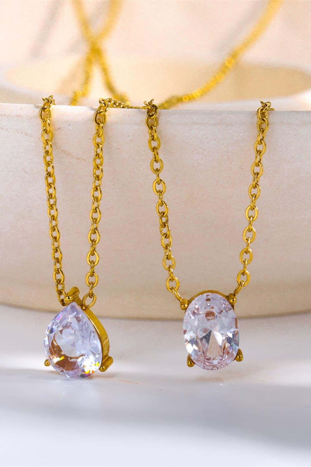 Stainless Steel Geometrical Shape Necklace Carauana Store