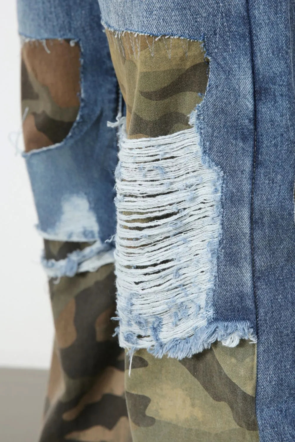 Men's Distressed Camouflage Jeans Carauana Store