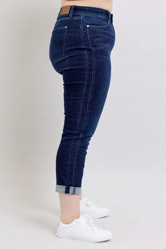 Judy Blue Full Size High Waist Boyfriend Jeans Plus Size Carauana Store