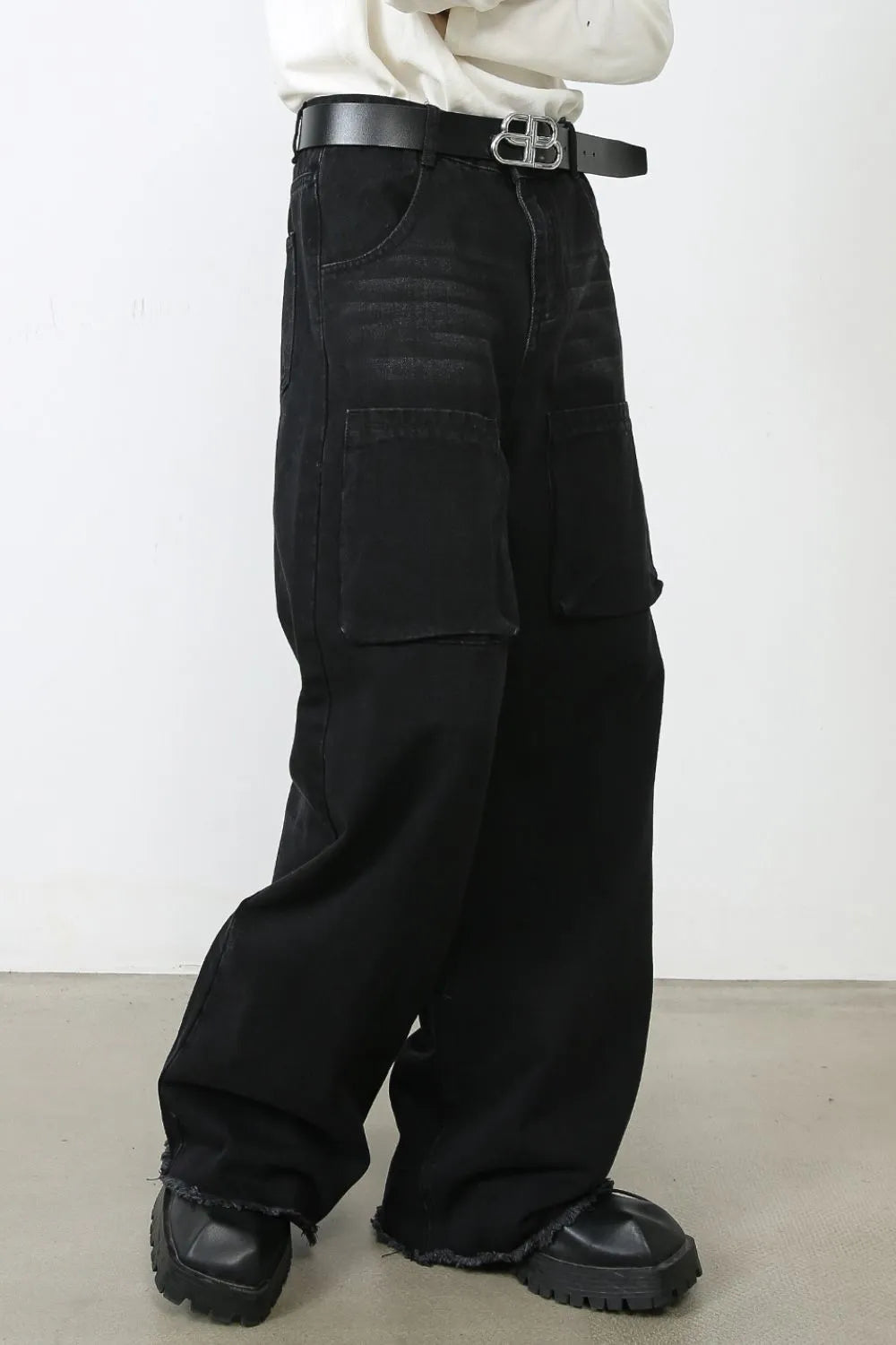 Men's Wide Leg Jeans with Pockets Carauana Store