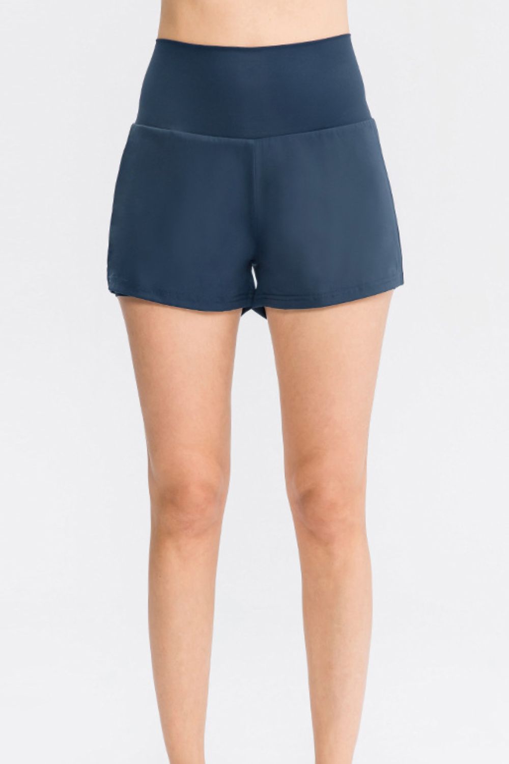 Wide Waistband Sports Shorts with Pockets Carauana Store
