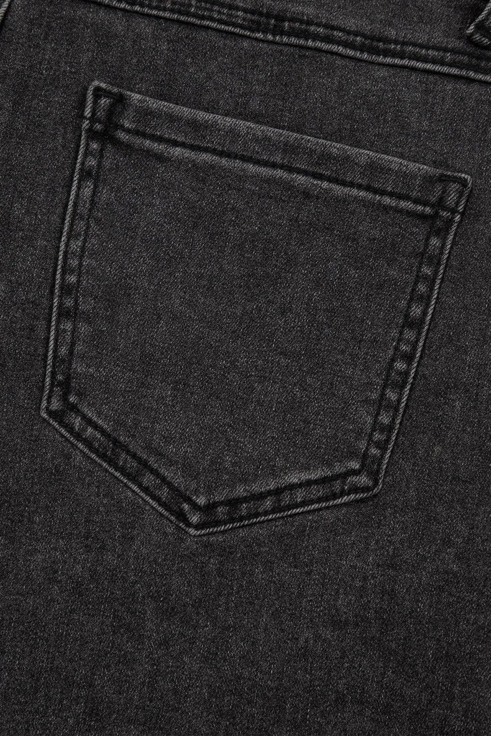 Raw Hem High Waist Denim Shorts Carauana Store