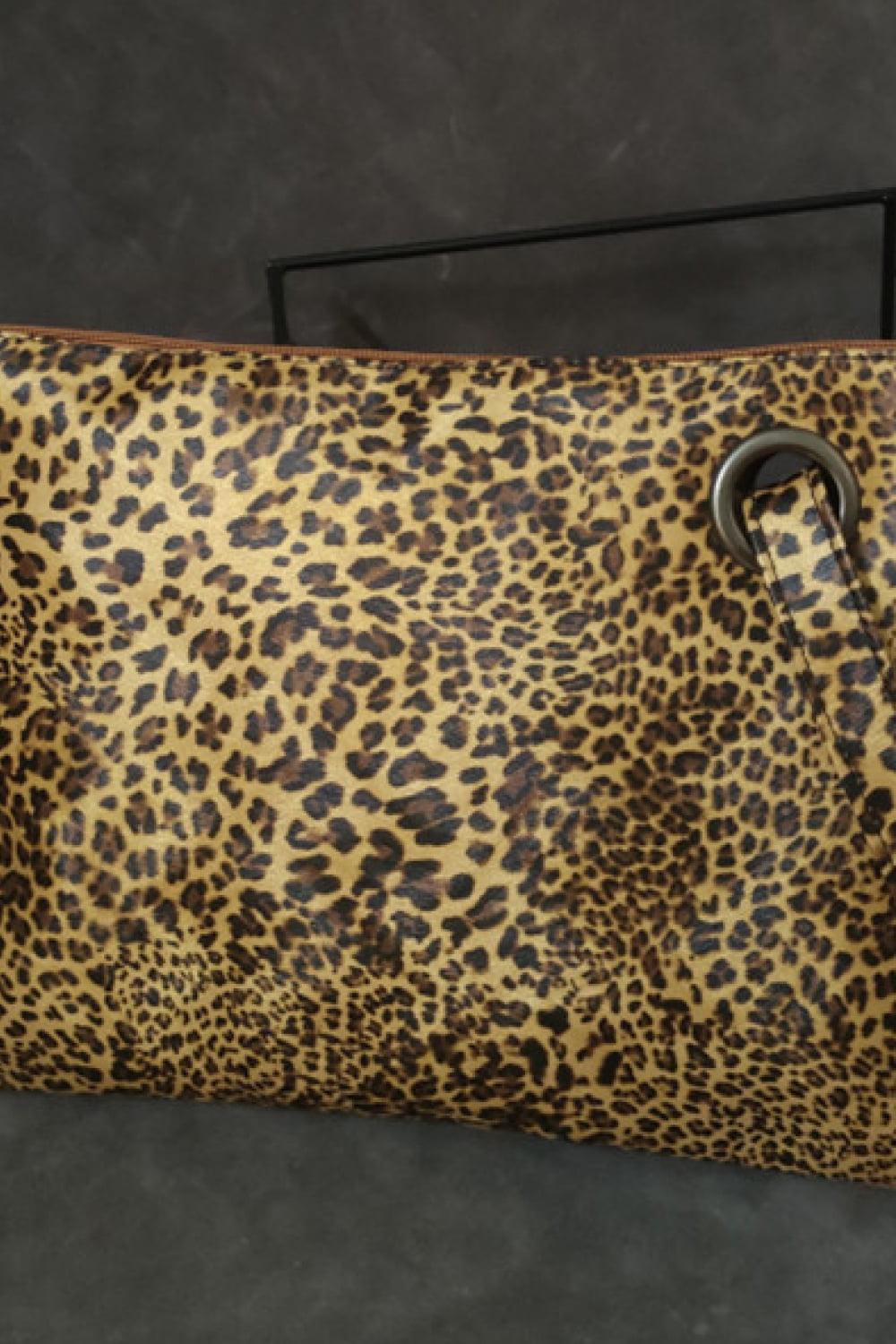 Leopard PU Leather Clutch Carauana Store