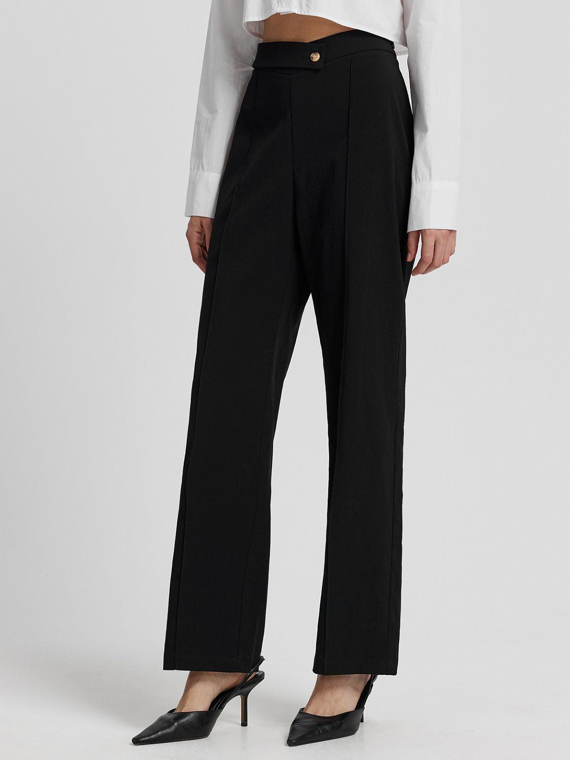 High Waist Straight Pants Carauana Store