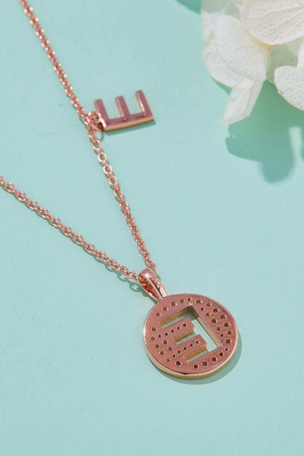 Moissanite A to J Pendant Necklace Carauana Store