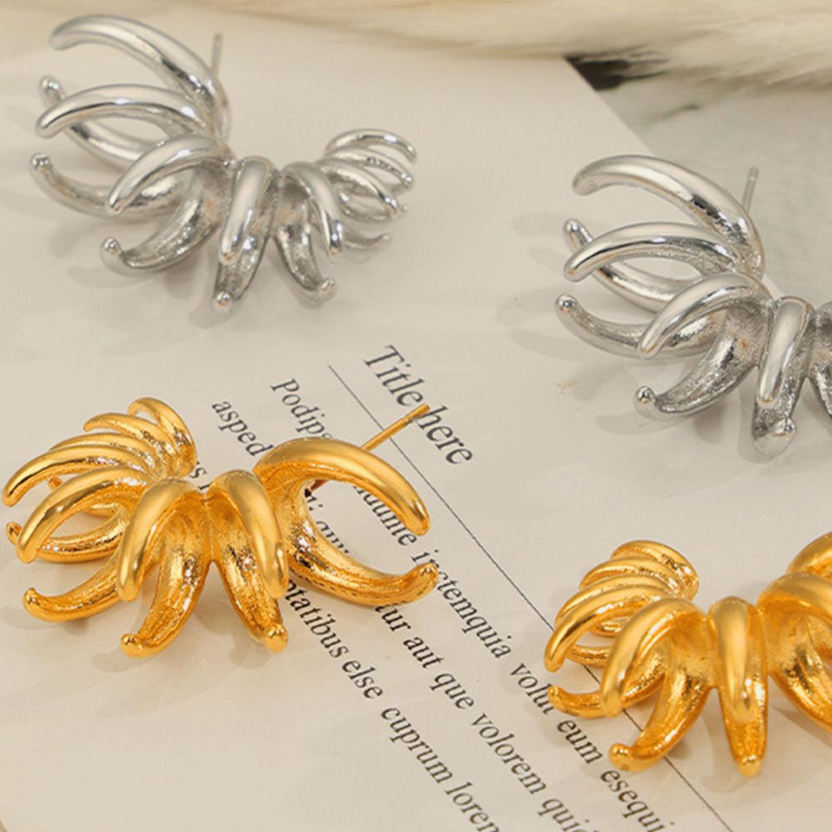 Titanium Steel Irregular Shape Earrings Carauana Store