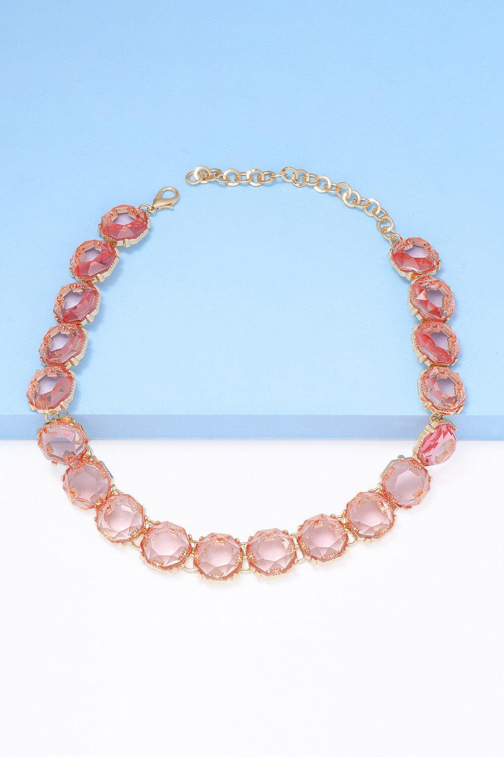 Zinc Alloy Resin Necklace Carauana Store