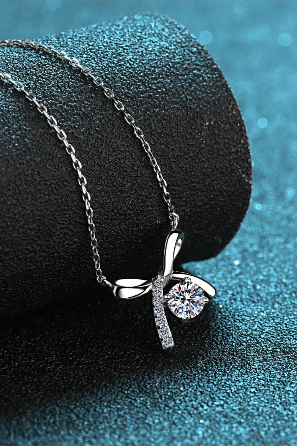 Moissanite 925 Sterling Silver Necklace Carauana Store