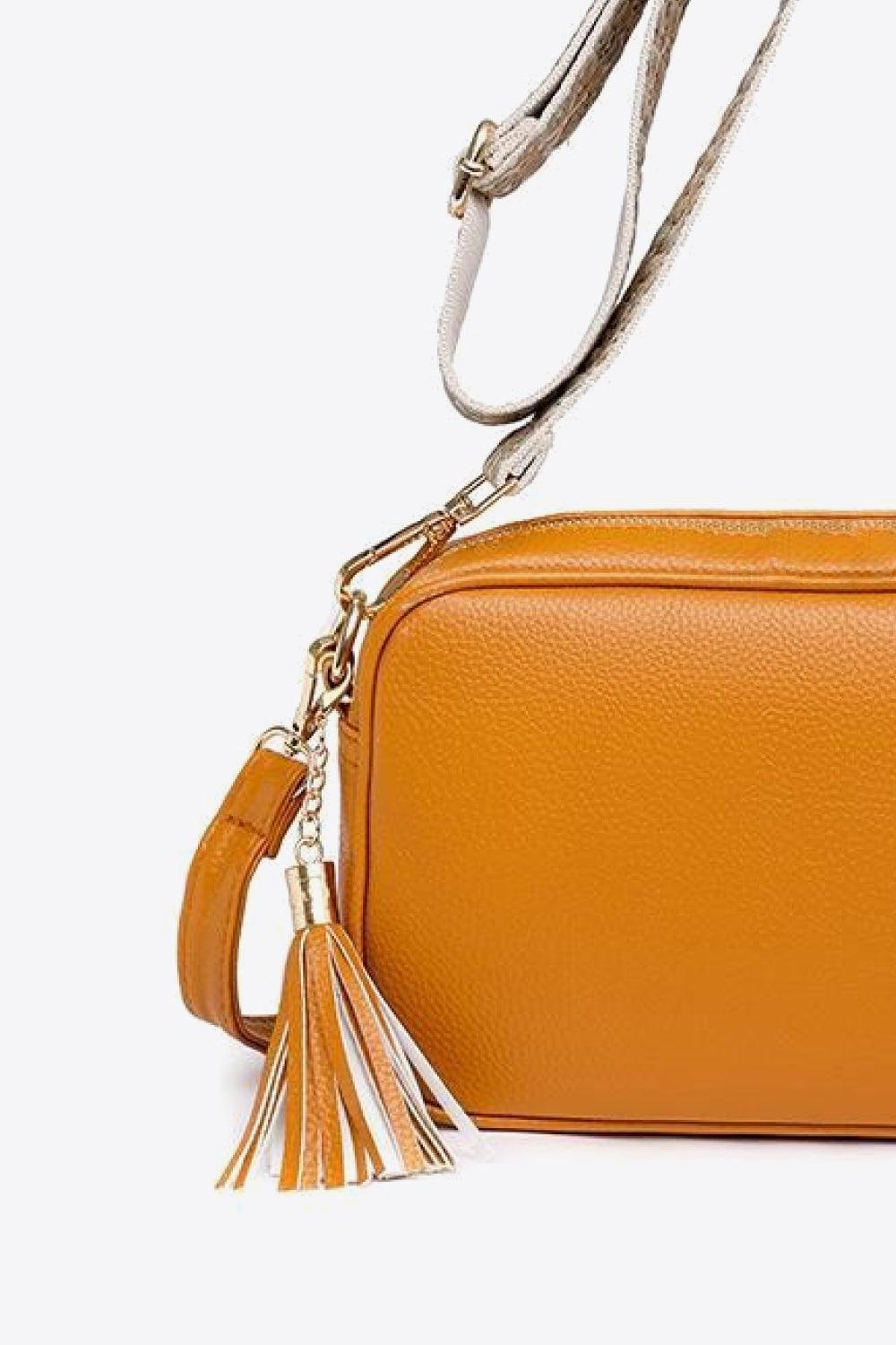 PU Leather Tassel Crossbody Bag Carauana Store