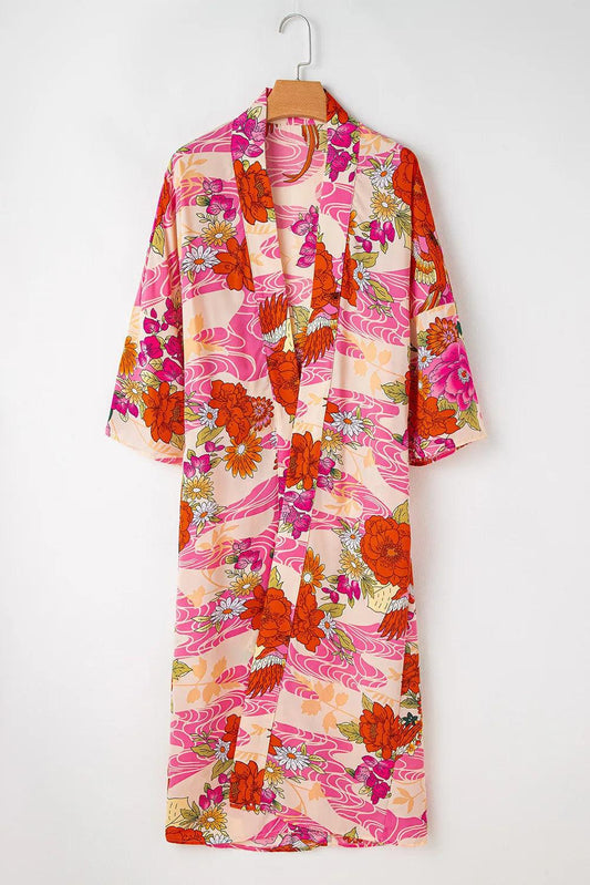 Printed Open Front Cover Up Carauana Store