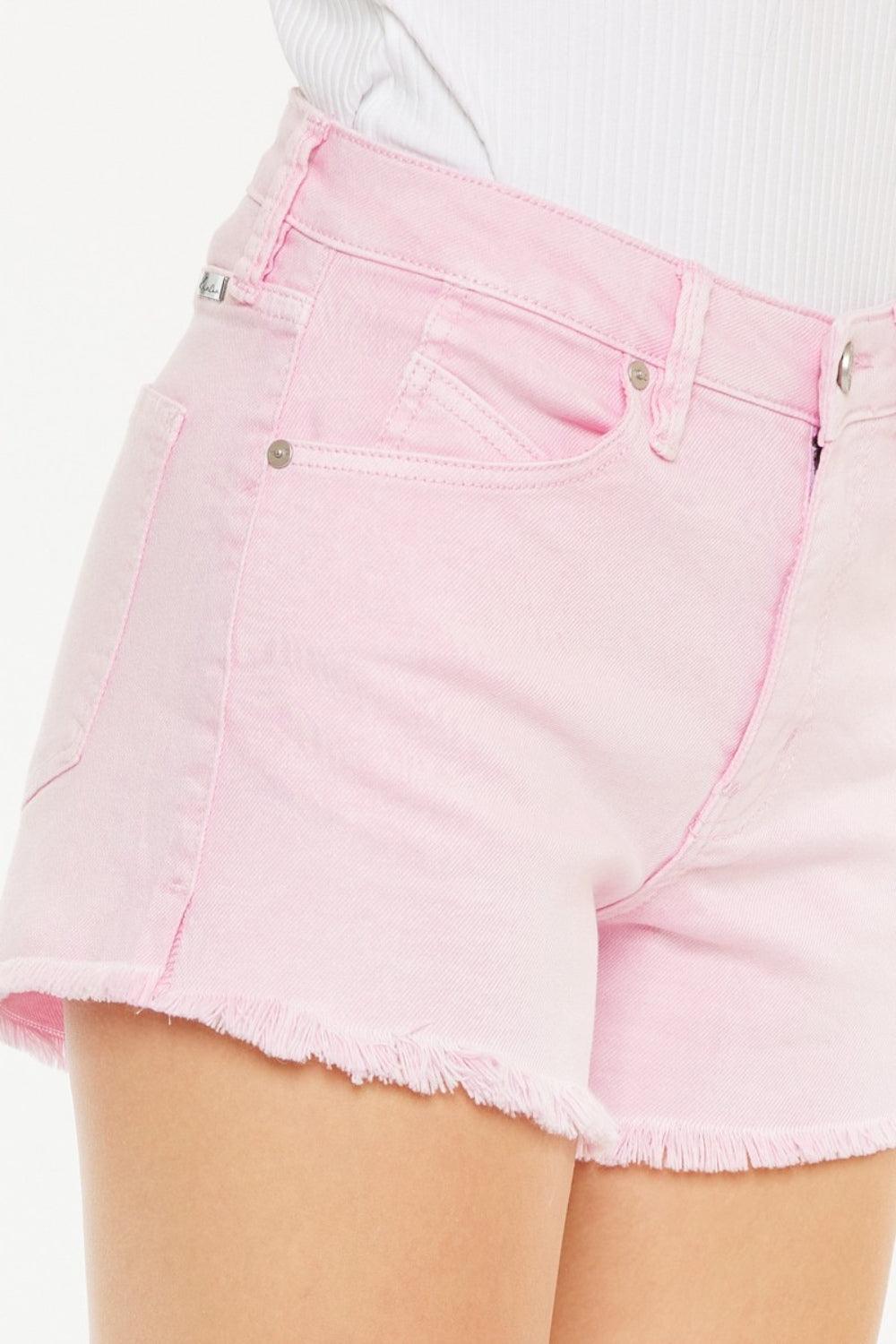 Kancan Raw Hem High Waist Denim Shorts Carauana Store