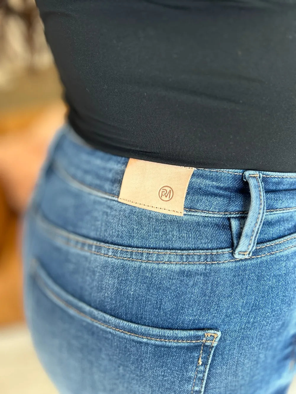 RFM Full Size High Rise Tummy Control Wide Leg Jeans Carauana Store