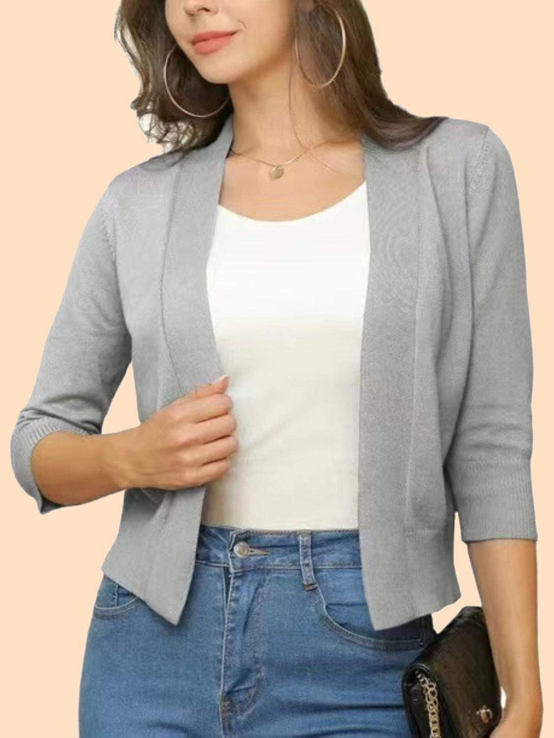 Open Front Cardigan Carauana Store