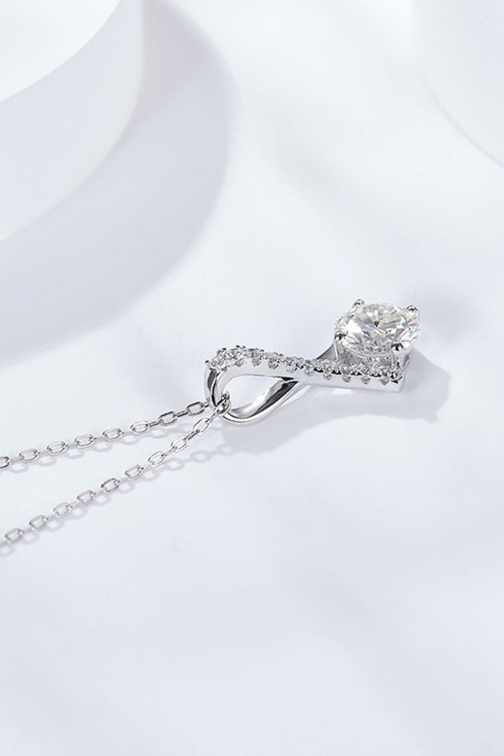 Special Occasion 1 Carat Moissanite Pendant Necklace Carauana Store