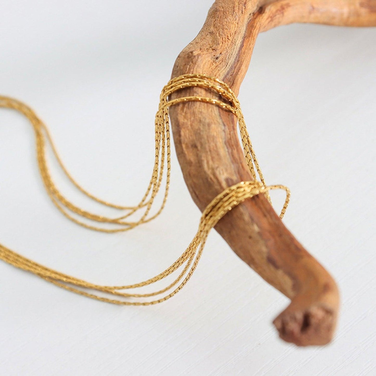 18K Gold-Plated Multi-Layer Clavicle Chain Necklace Carauana Store