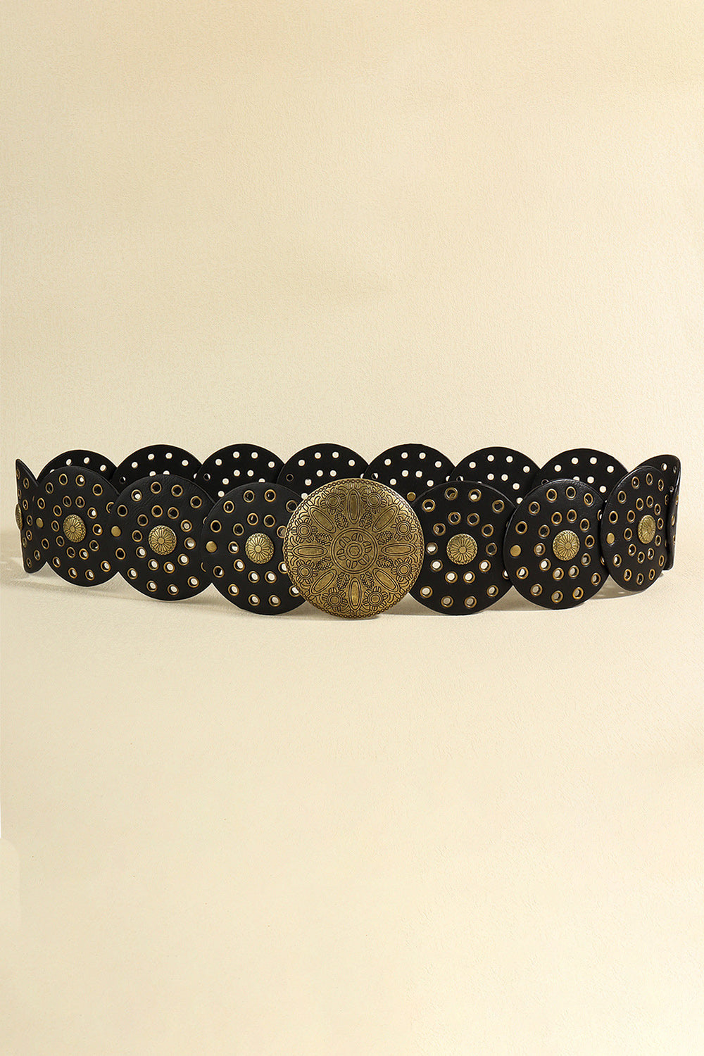 Zinc Alloy PU Disc Belt Carauana Store